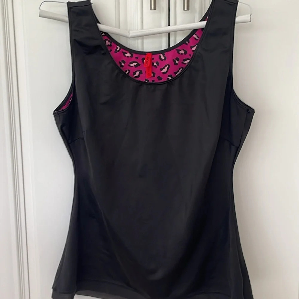 Spanx Slimplicity camisole tank top black & BALI body shaper nude Shapewear XL - Picture 3 of 12